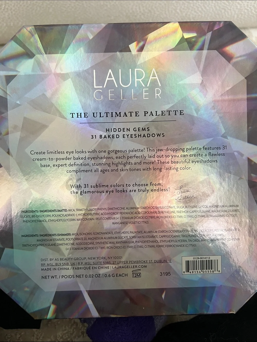 Laura Geller Hidden Gems The Ultimate Palette - Neutral Gemstone Eyeshadows